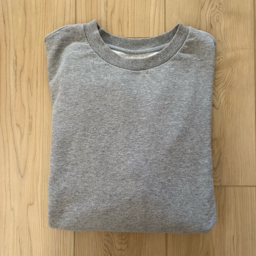 Melrose Place heather gray crewneck sweatshirt XL